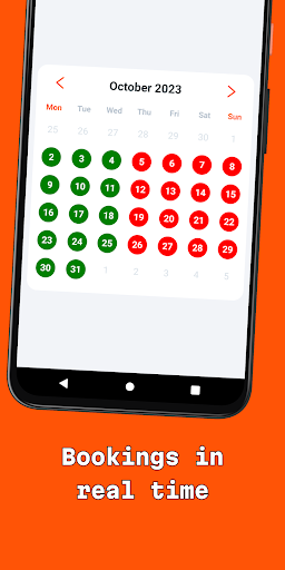 BOOKanAPP - online schedule Screen 2