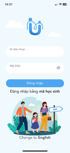 Android application URA Parents screenshort