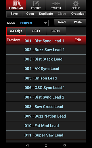 Screenshot of AX-Edge Editor