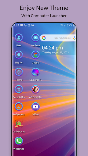 Android application Theme For Computer Launcher screenshort