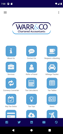 Android application Warr & Co screenshort