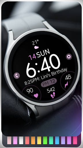 Battery 8 rose gold watch face Screen 3