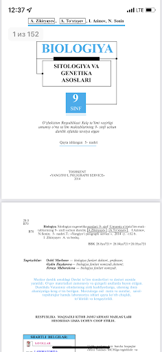 9-Sinf Biologiya