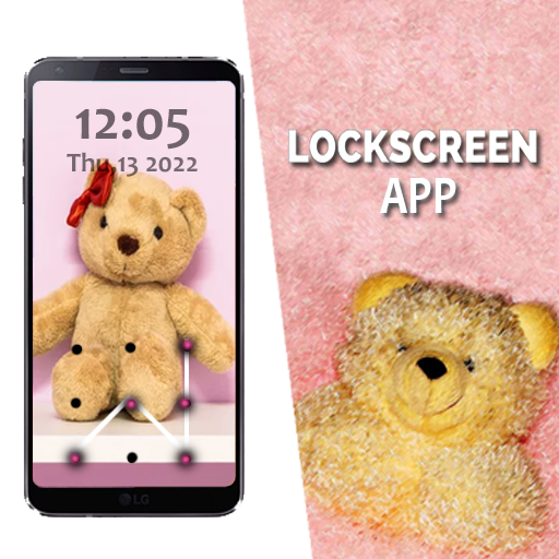 Teddy Bear Pattern Lock Screen Screen 3