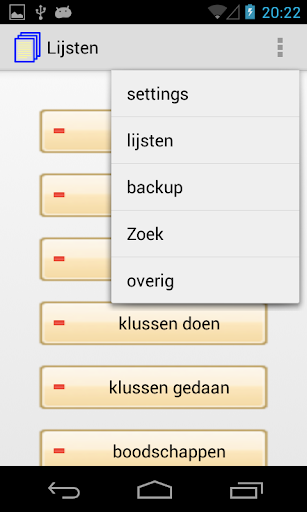 Lijsten Screen 3