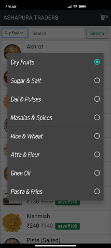 ATcart Online Grocery Store Screen 3