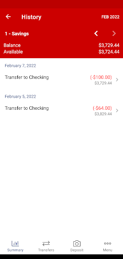 Franklin Trust FCU Screen 3