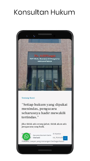 Android application Fa AHP Legal screenshort