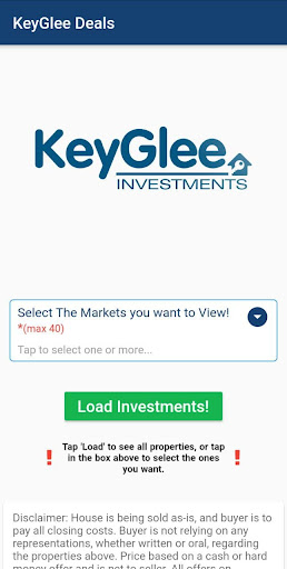 Android application KeyGlee Deals screenshort
