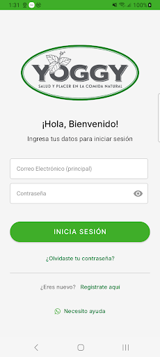 Android application Yoggy screenshort