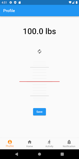 Android application Hydrate screenshort