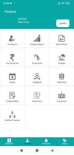 Android application Saint Sophia Sec. School screenshort