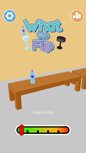Android application What the Flip - Bottle 3D screenshort