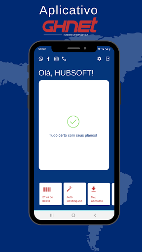 Android application GHNET INTERNET screenshort
