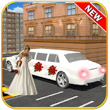 Wedding Limousine Drive Sim 3D icon