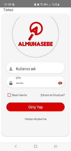 Android application Al Muhasebe screenshort