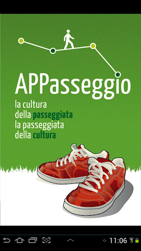 Android application APPasseggio screenshort