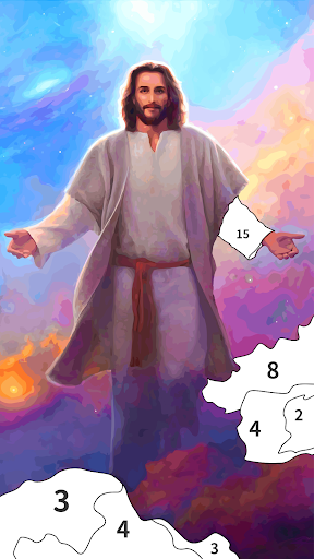 Jesus Coloring Book Color Game 4.1 screenshots 1