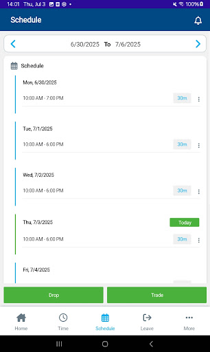 Screenshot of Humanity Time by TCP