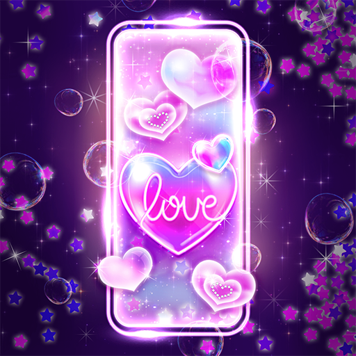 Pink Bubble Love - Wallpaper logo