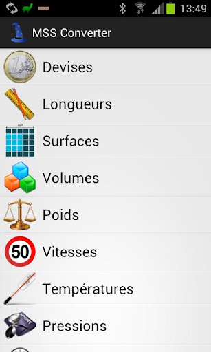 Android application MSS Converter screenshort