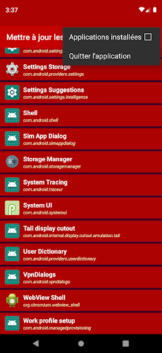 Update apps all list Screen 2