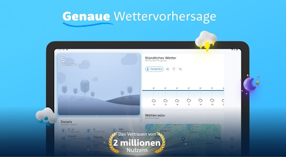 Overdrop wetter und regenradar Screenshot