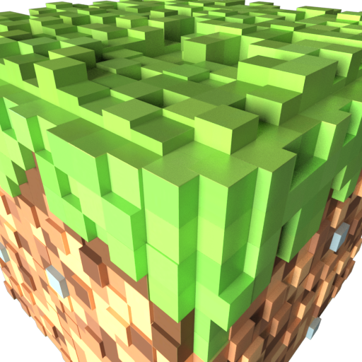 Pixel Block Game Craft  Icon