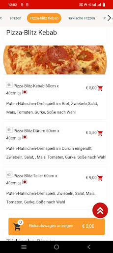 Pizza Blitz Bogen Screen 3