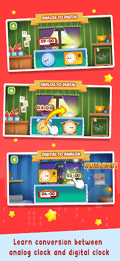 Screenshot of Telling Time Academy