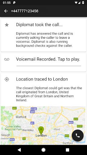 Android application Diplomat - Visual Voicemail Co screenshort
