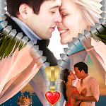 Cover Image of Descargar Love Couple Zipper Lock Screen 1.9 APK