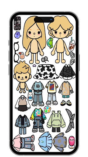 Toca Boca Paper Doll Ideas