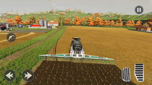 Real Farm Tractor Trailer Game  screenshots 1