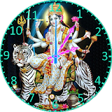 Durga Maa Clock Live Wallpaper icon