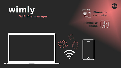Android application wimly - WIFI file manager screenshort