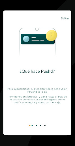 Android application Pushd screenshort