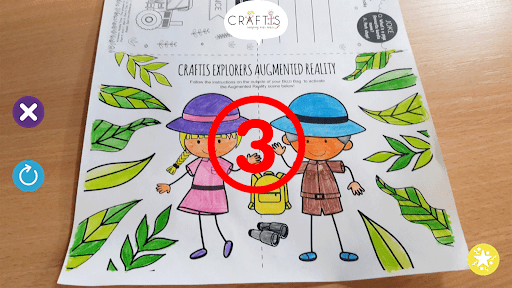 Android application Craftis AR screenshort