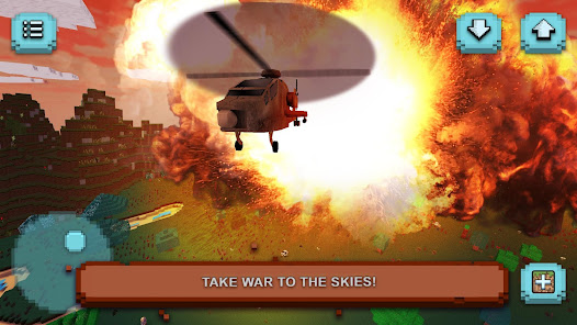 Gunship Craft: Crafting & Helicopter Flying Games  screenshots 1