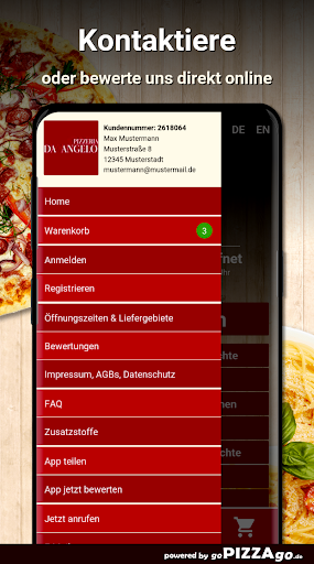 Pizzeria Da Angelo Oberhausen Screen 3