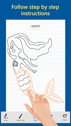 Mermaids Draw Step by Stepのおすすめ画像5