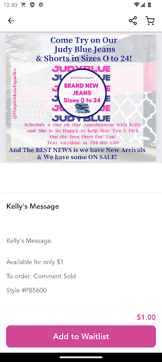 Screenshot of The Pink Boutique