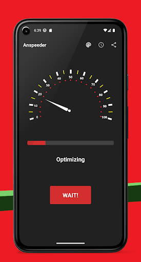 Anspeeder, lag remover Screen 2