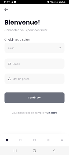 Android application CercleDesCoiffeurs screenshort