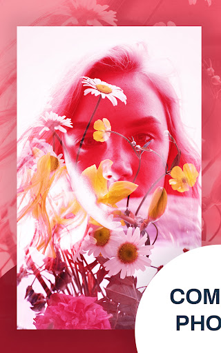 Android application Blend Two Pictures In One screenshort