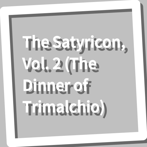Book, The Satyricon, Vol. 2 (T logo