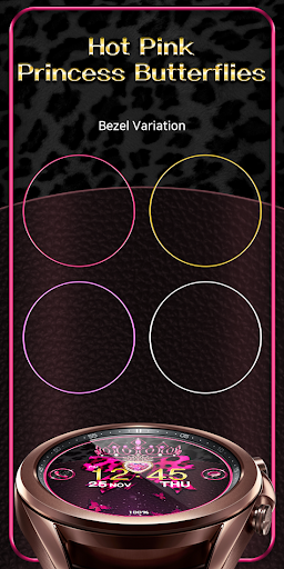 Hot Pink Princess Butterflies Screen 2