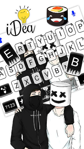 Cool DJ Friends Keyboard Backg Screen 2