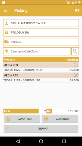 Logistica en Planta Screen 2