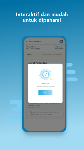 Android application Trafo Courier screenshort